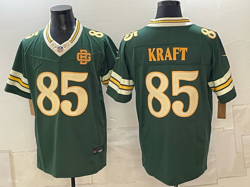 Men Green Bay Packers #85 Kraft green 2026 Nike NFL Jersey 10160